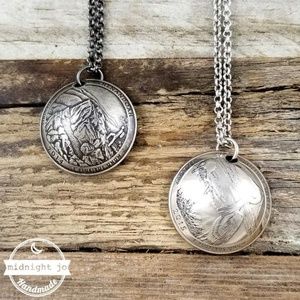midnight jo Jewelry - Domed National Park Quarter Necklace midnight jo Jewelry - Domed National Park Quarter Necklace